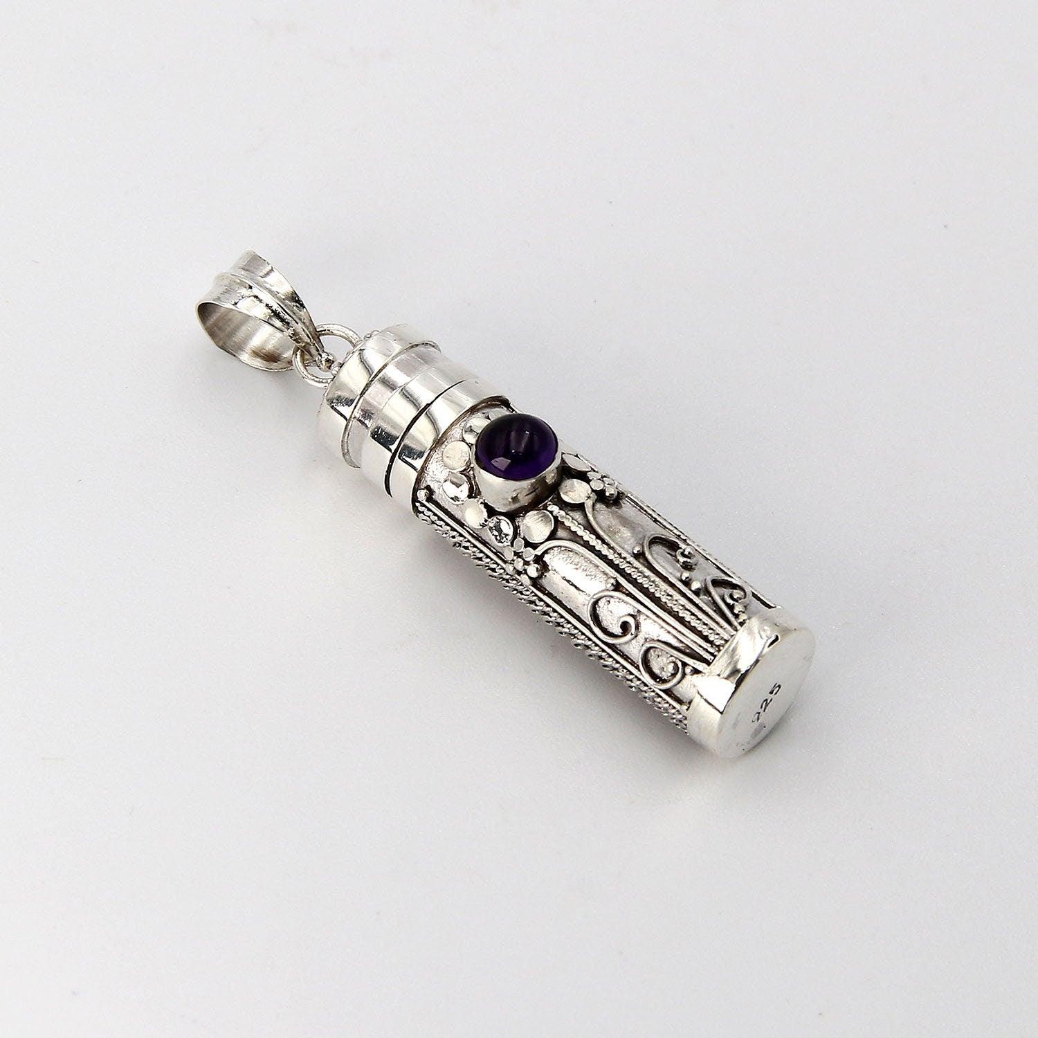 Prayer Box Pill Box Perfume Bottle Pendant Ashes Locket Pendant