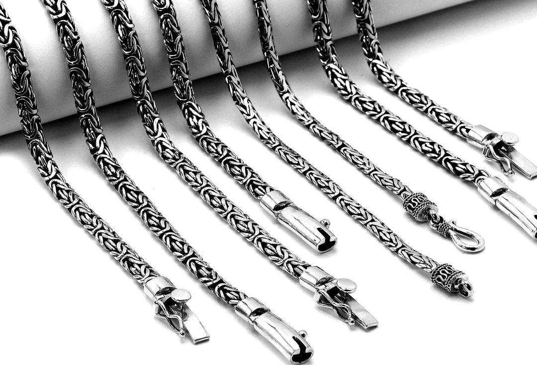 How to Make a Sterling Silver Byzantine Chain or Borobudur Chains. - Inspiring Jewellery