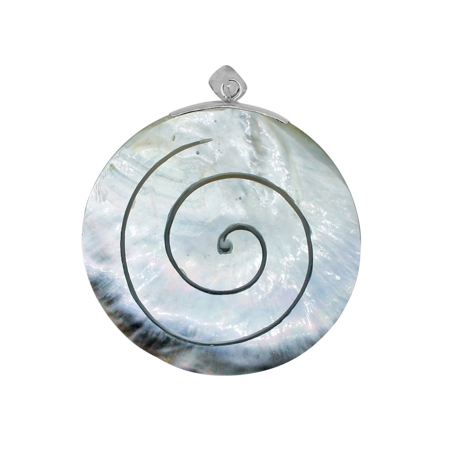 Handcrafted Brown Shell Designer Earrings in 925 Sterling Silver 80 MM Length