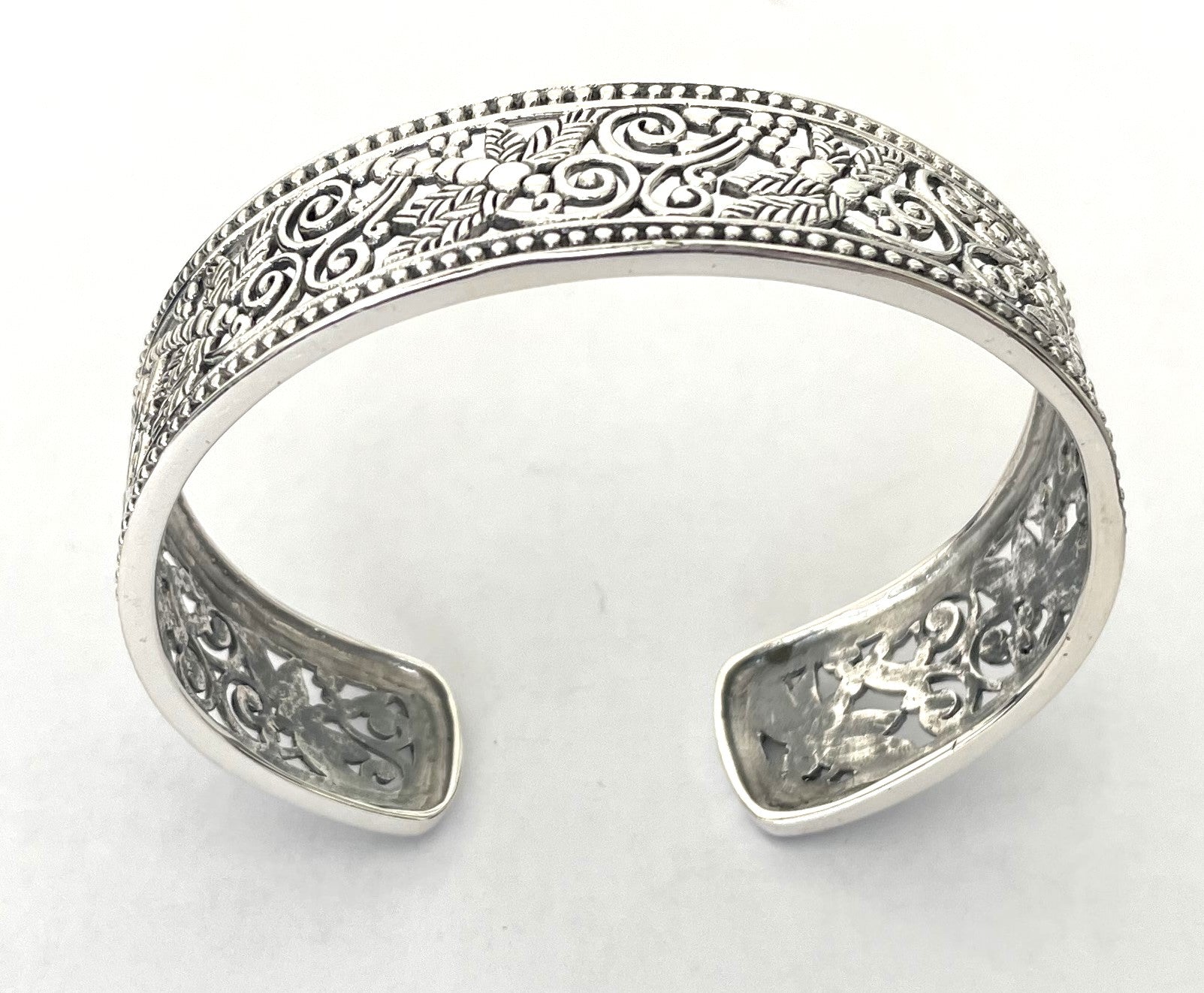 Unique Designer CUFF BANGLE BRACELET in SOLID 925 Sterling Silver 28.70 Grams