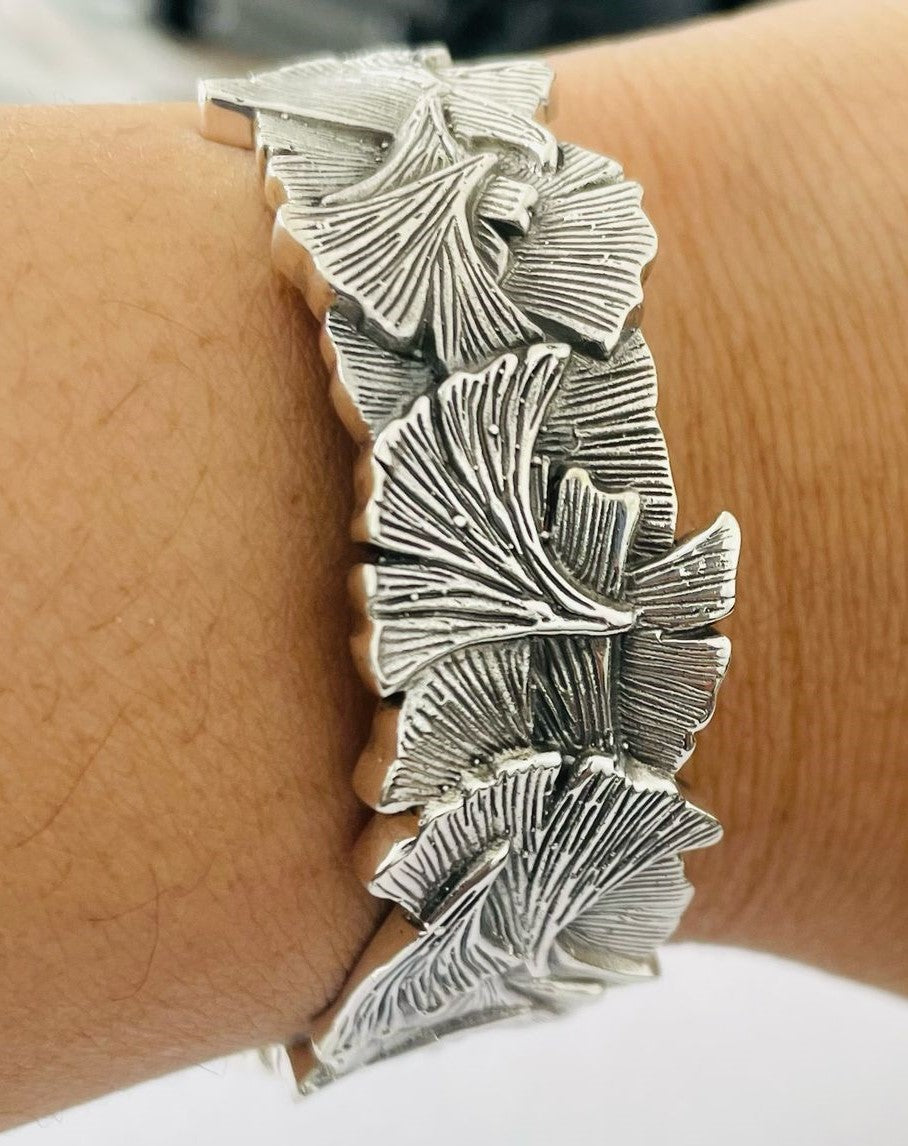 Designer CUFF BANGLE BRACELET in SOLID 925 Sterling Silver 33.33 Grams