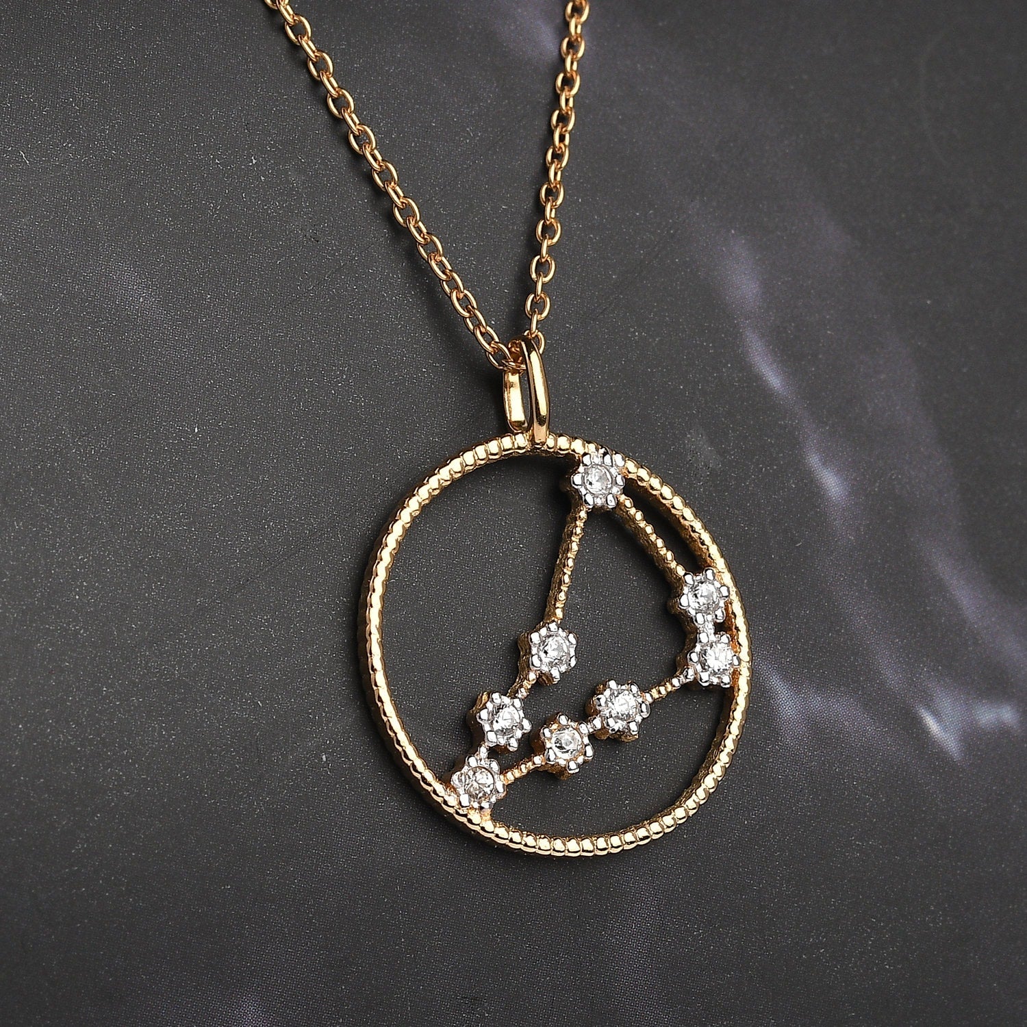 Genuine Capricorn Zodiac Necklace for Women | Celestial Necklace | Star Sign Necklace | Birthday Gift | Constellation Necklace
