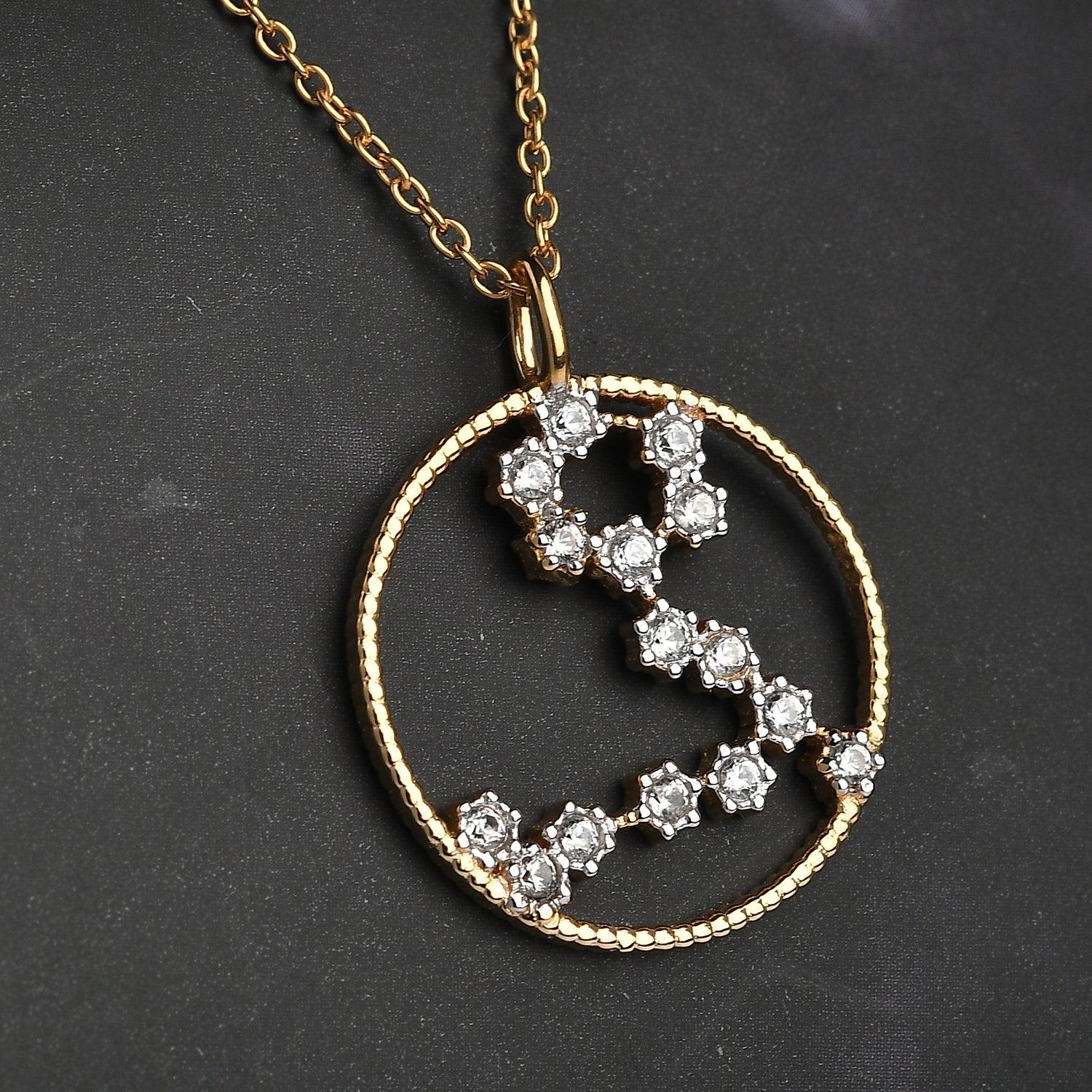 Genuine Zodiac Necklace for Women | 925 Sterling Silver 18K Gold | Star Sign Necklace | Birthday Gift | Constellation Necklace | - Inspiring Jewellery