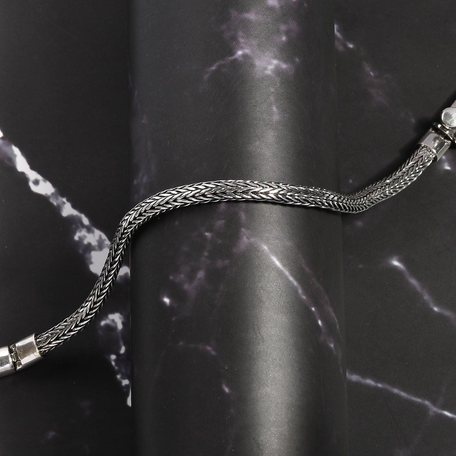 Balinese 925 Sterling Silver 4mm SNAKE Chain Bracelet - Inspiring Jewellery