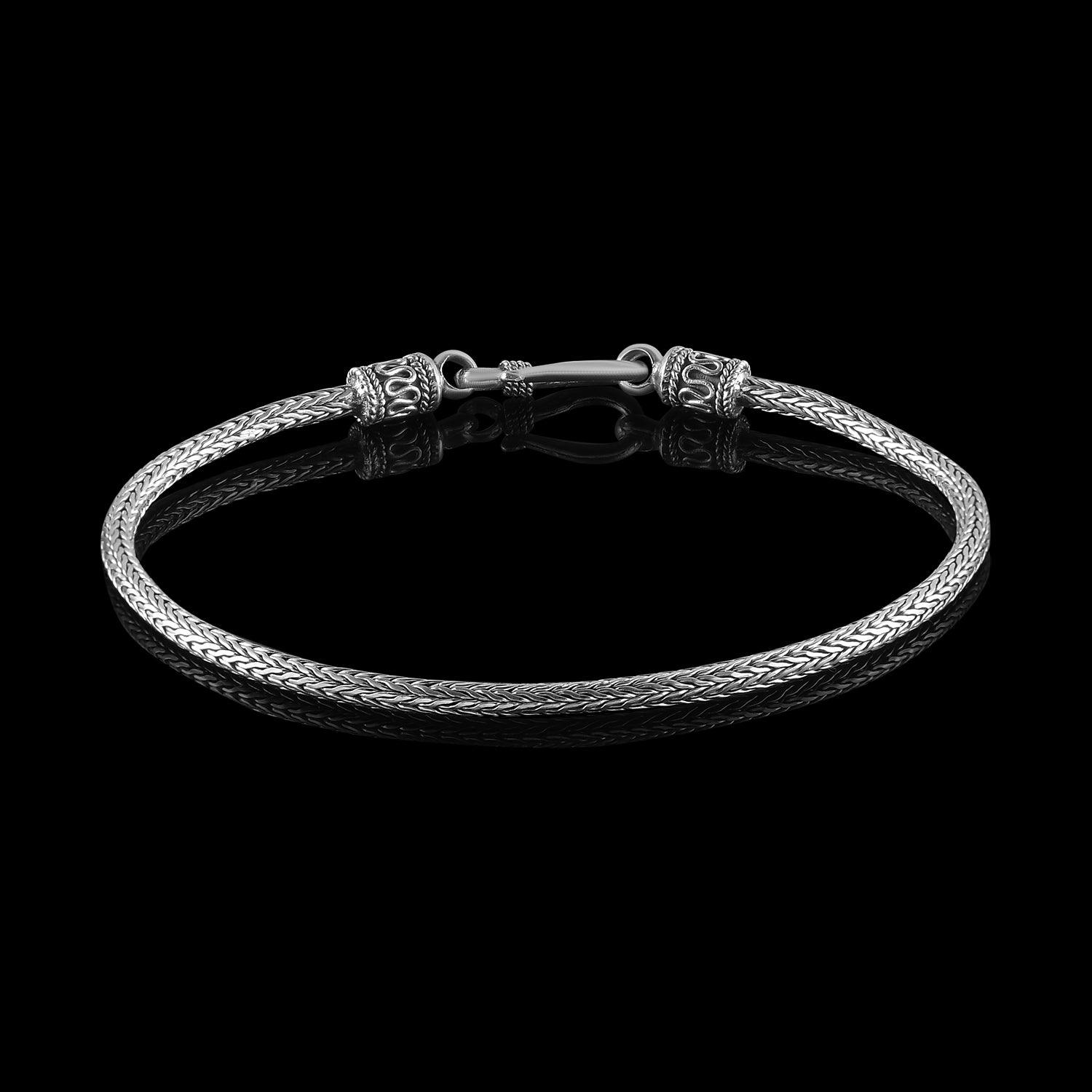 Collana Vintage A Catena A Serpente In Argento Sterling "Tulang - Foto 11