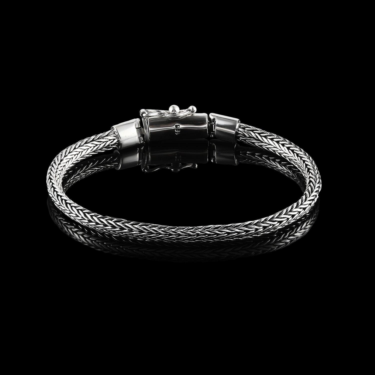 Balinese 925 Sterling Silver 4mm SNAKE Chain Bracelet - Inspiring Jewellery