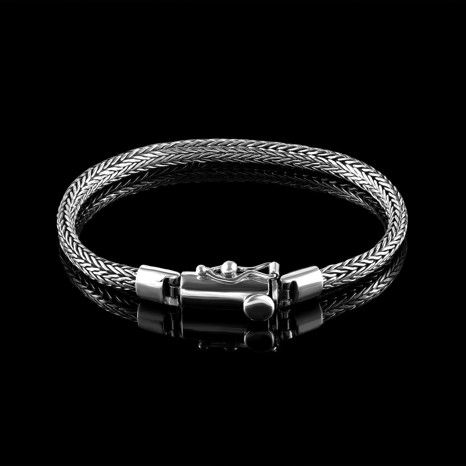 Balinese 925 Sterling Silver 4mm SNAKE Chain Bracelet - Inspiring Jewellery