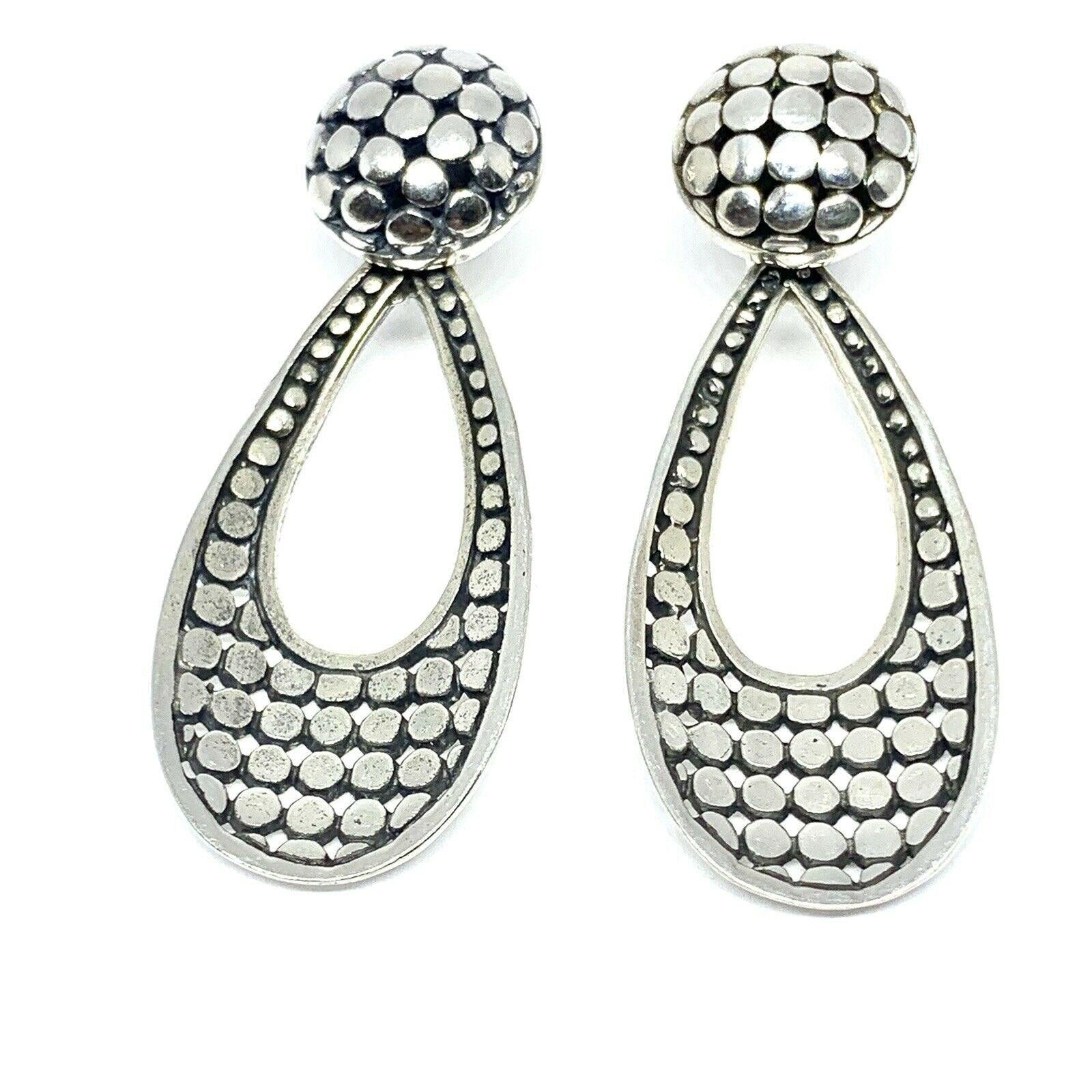 Sterling Silver Designer Handmade Long Studs Earrings - Inspiring Jewellery