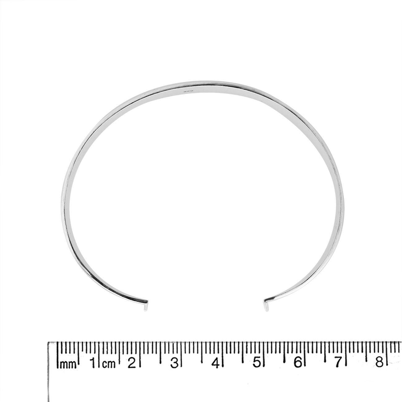 Sterling Silver Balinese Adjustable Cuff Bangle Bracelet - Inspiring Jewellery