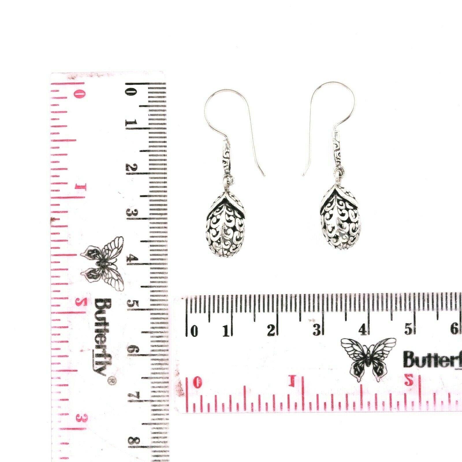 VINTAGE STYLE Designer Earrings in 925 Sterling Silver Dangle Hook - Inspiring Jewellery