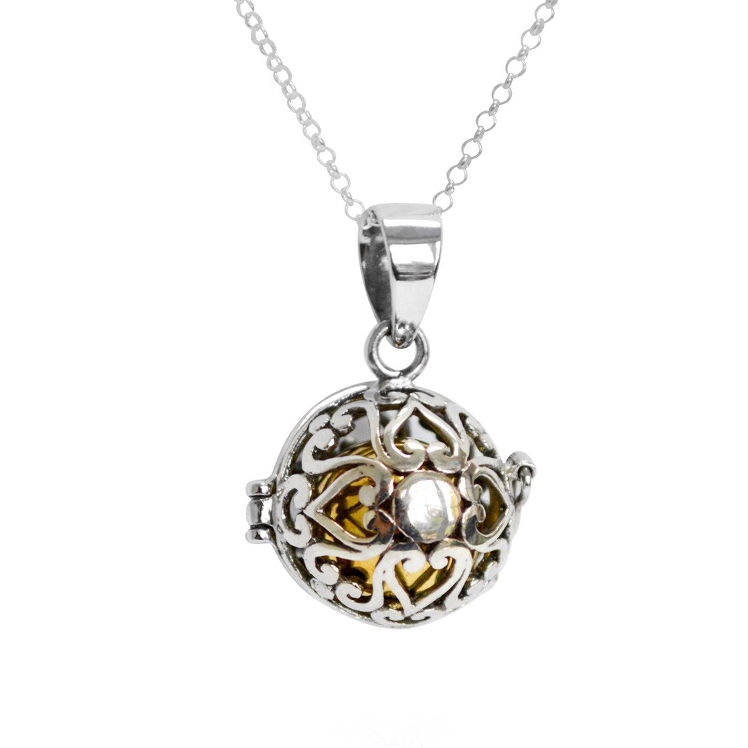 Buy Unique Handmade Harmony Ball Pendant in 925 Sterling Silver